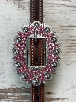 Glitzer Buckle Dot pink